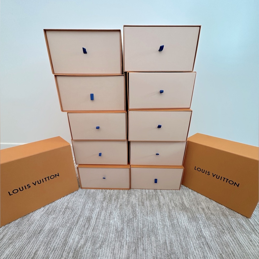 Louis Vuitton shoe boxes